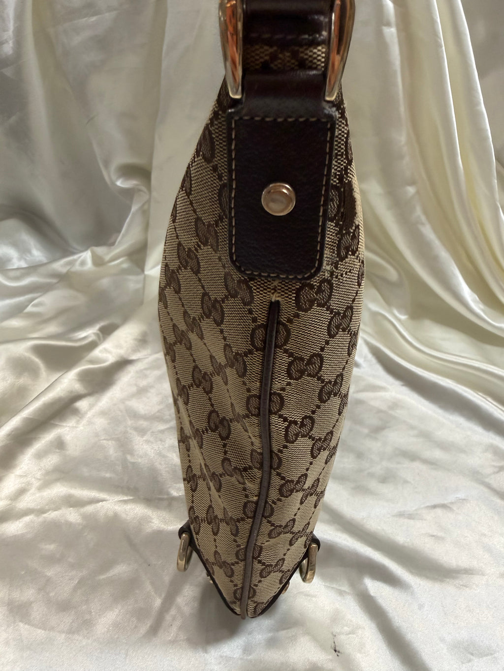 Gucci Monogram Canvas Anbey Sling Crossbody