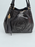 Gucci Soho Patent Tote Shoulder Small