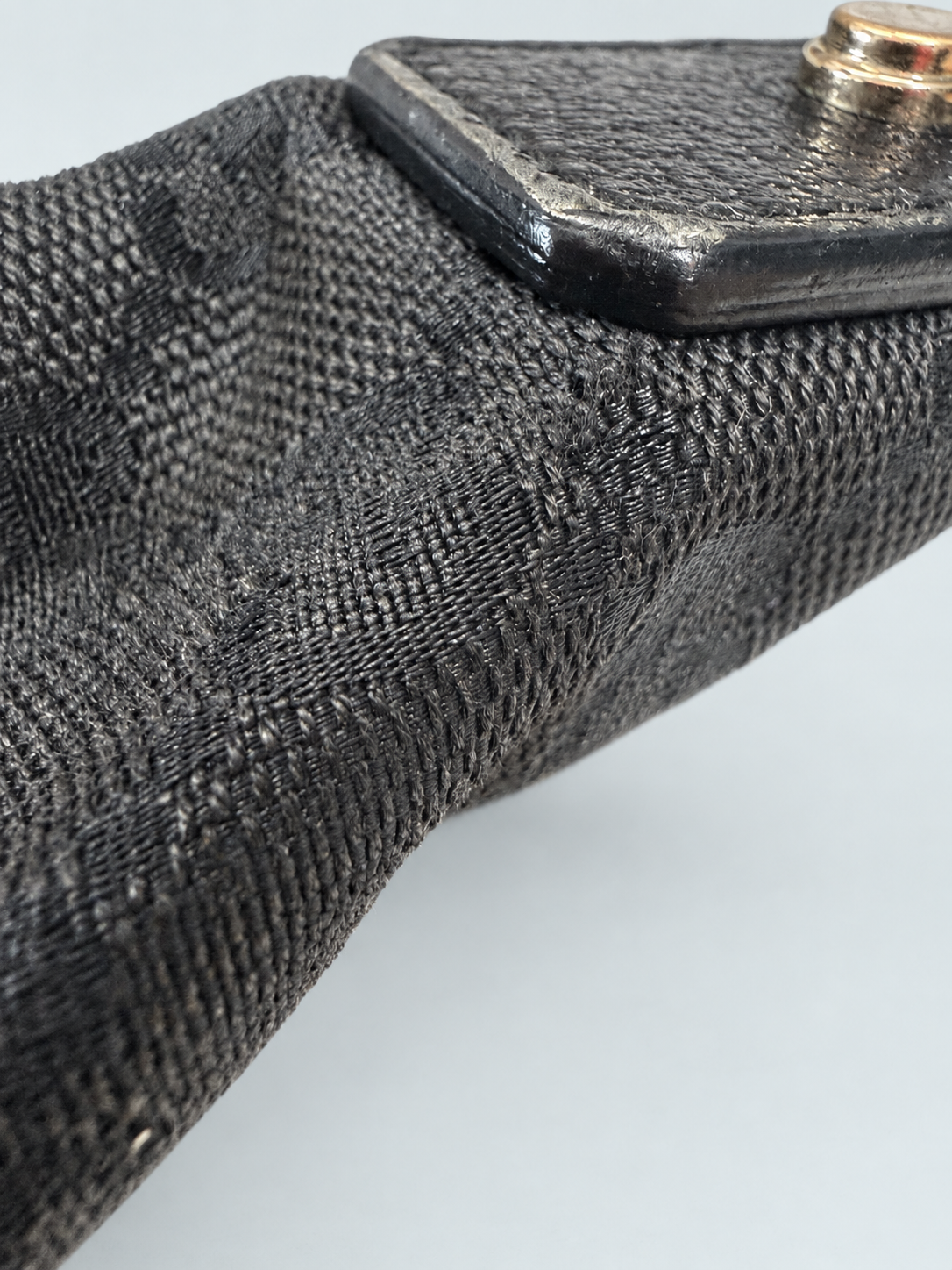 Gucci Monogram Canvas Abbey Pochette Hobo Shoulder