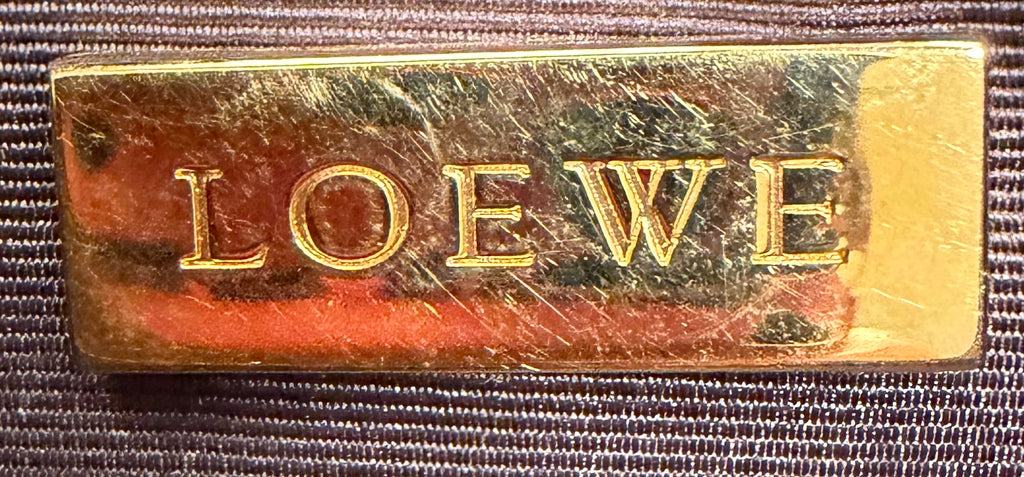 Loewe Suede Anagram Pochette Mini Hobo Shoulder Bag