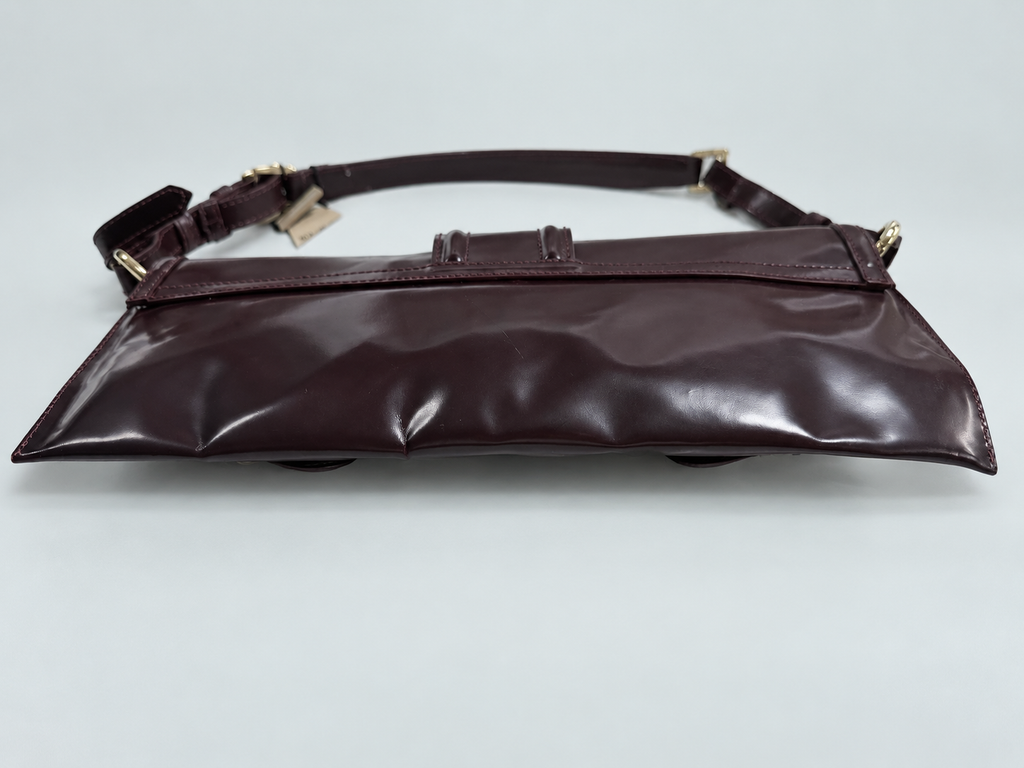 Burberry Prorsum Hobo Patent Shoulder Bag