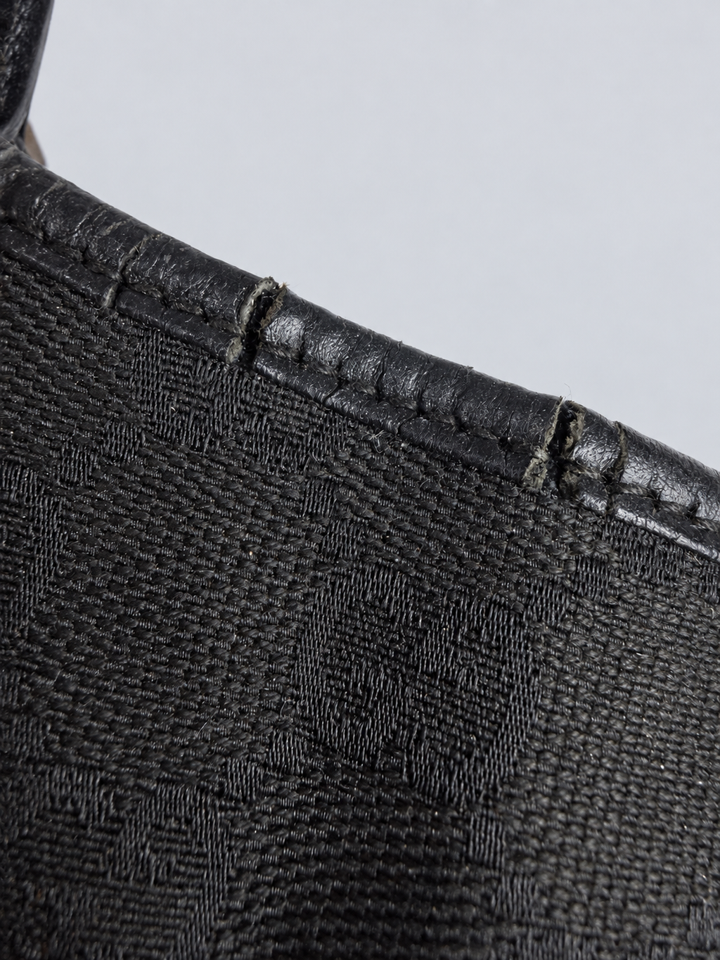 Gucci Monogram Canvas Jackie Hobo Shoulder Bag