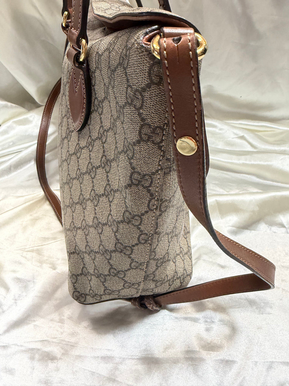 Gucci Supreme Linea Convertible Tote Sling