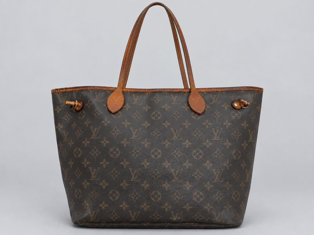Louis Vuitton Monogram Neverfull MM Tote Shoulder Bag