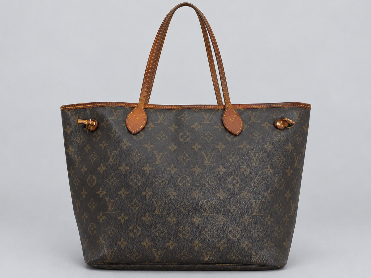 Louis Vuitton Monogram Neverfull MM Tote Shoulder Bag