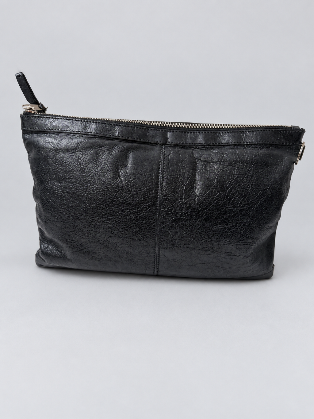 Balenciaga Lambskin Zipper Clutch