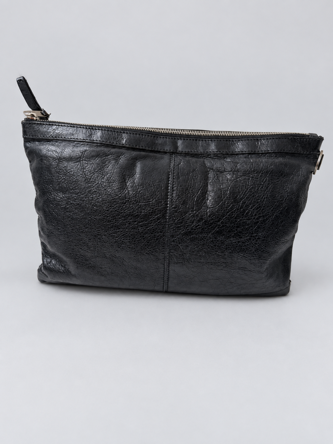 Balenciaga Lambskin Zipper Clutch