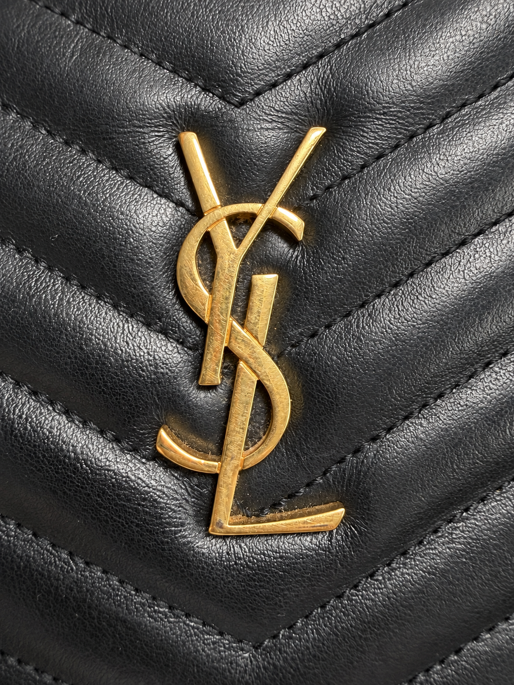 Saint Laurent Matelasse Zipper Document Pouch