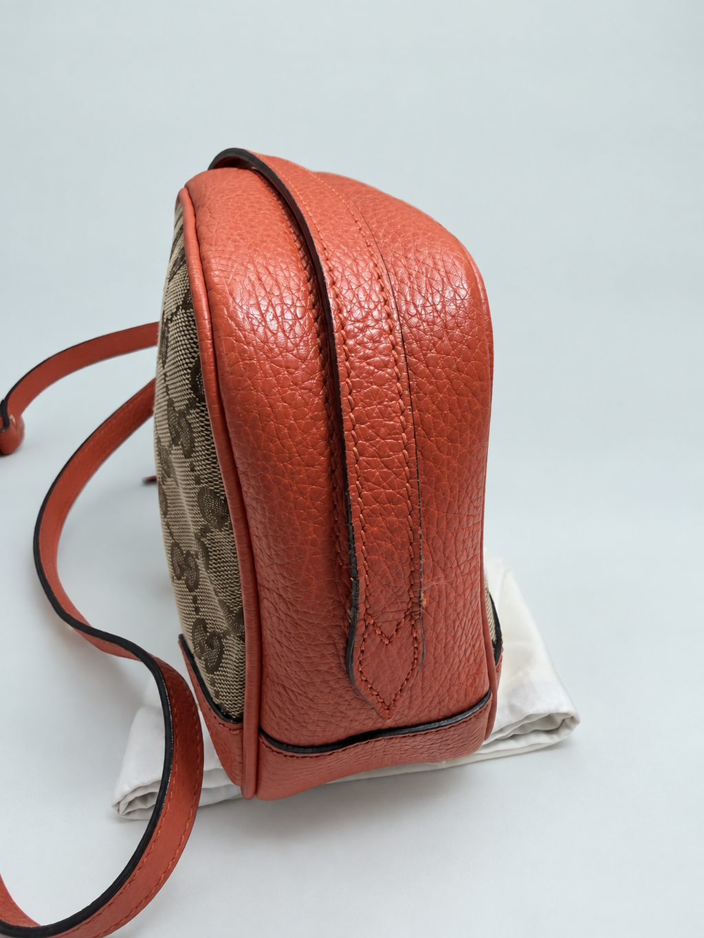 Gucci Monogram Canvas Bree Disco Camera Bag Crossbody bag