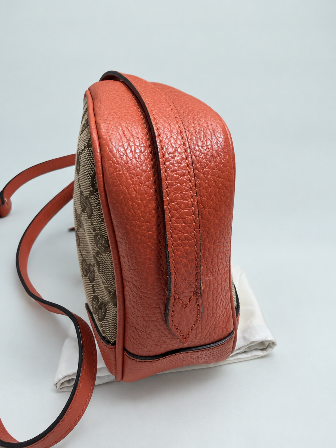 Gucci Monogram Canvas Bree Disco Camera Bag Crossbody bag