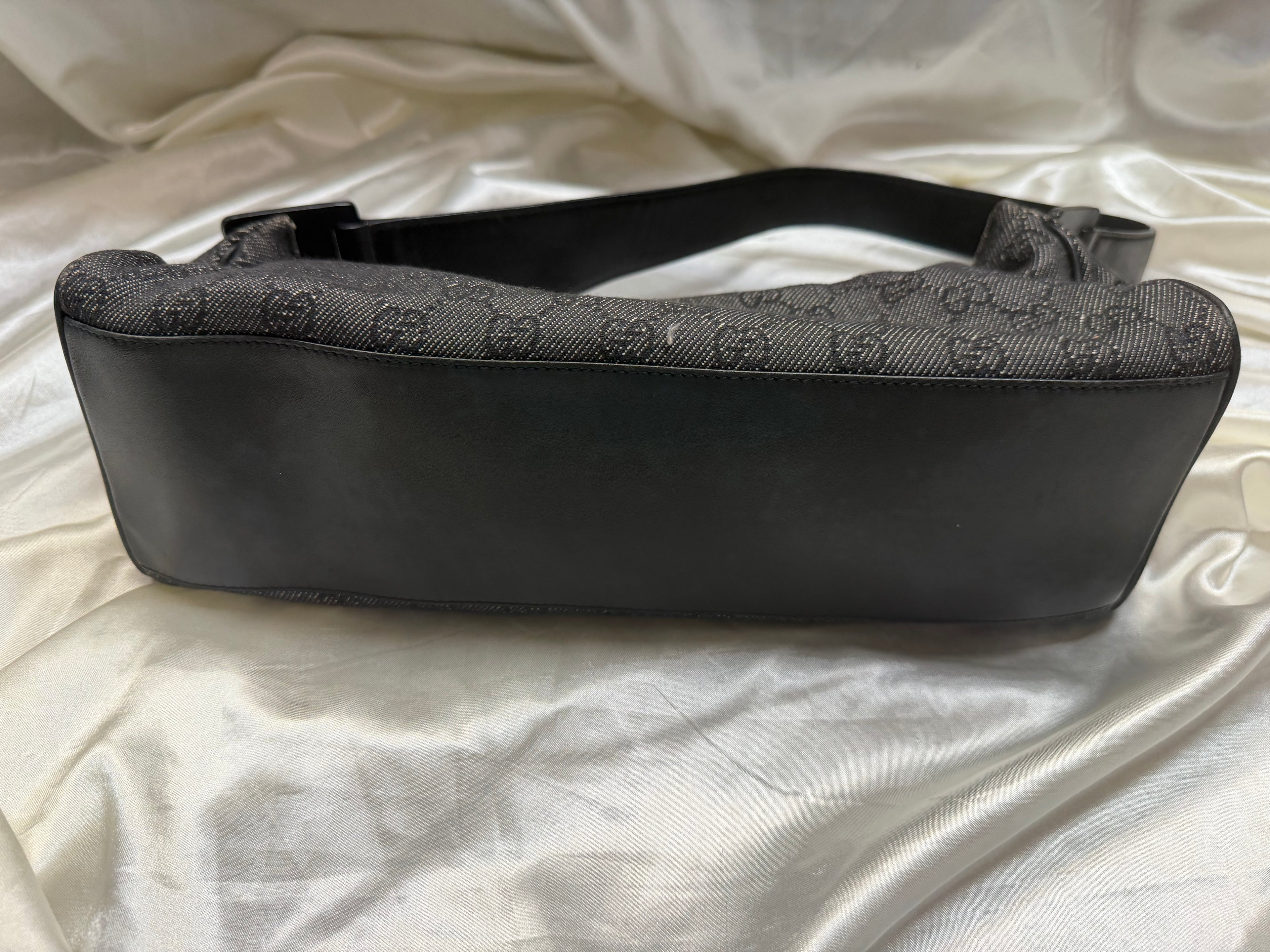 Gucci Monogram Denim Canvas Boston Bowler