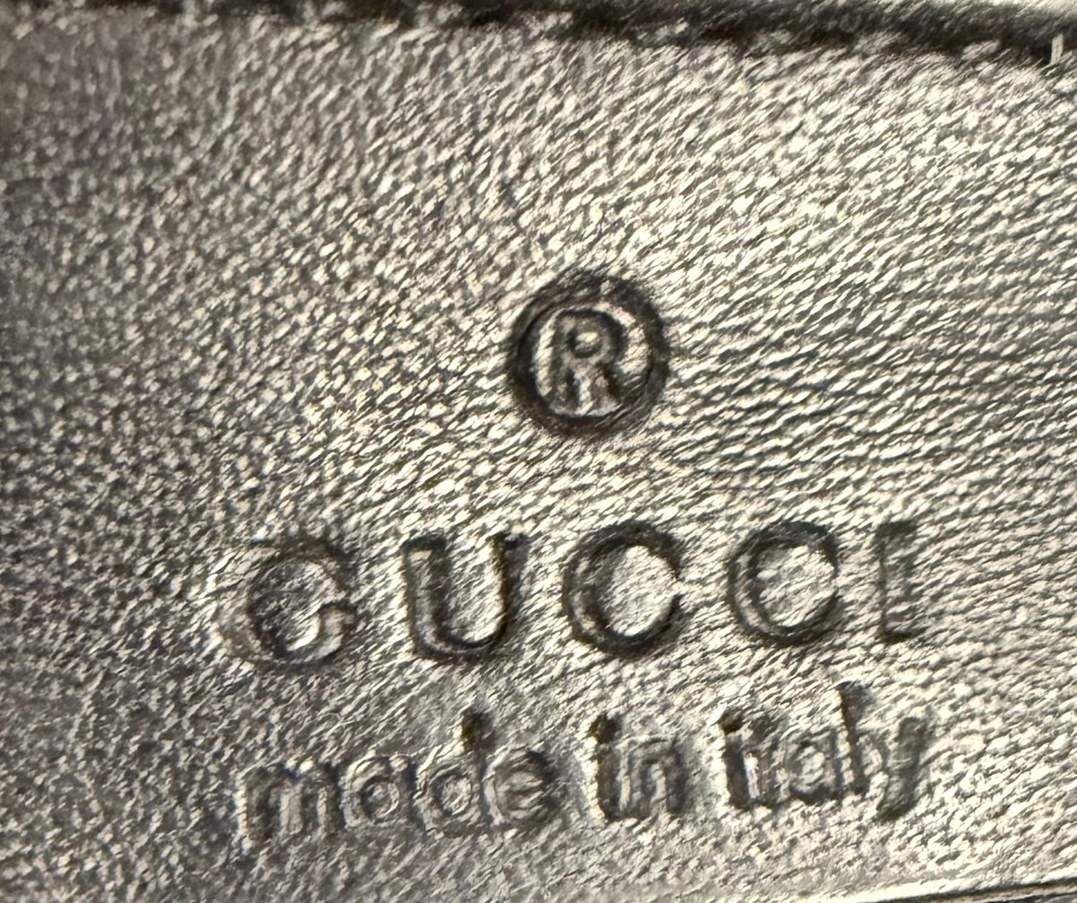 Gucci Monogram Canvas Denim Crossbody Messenger