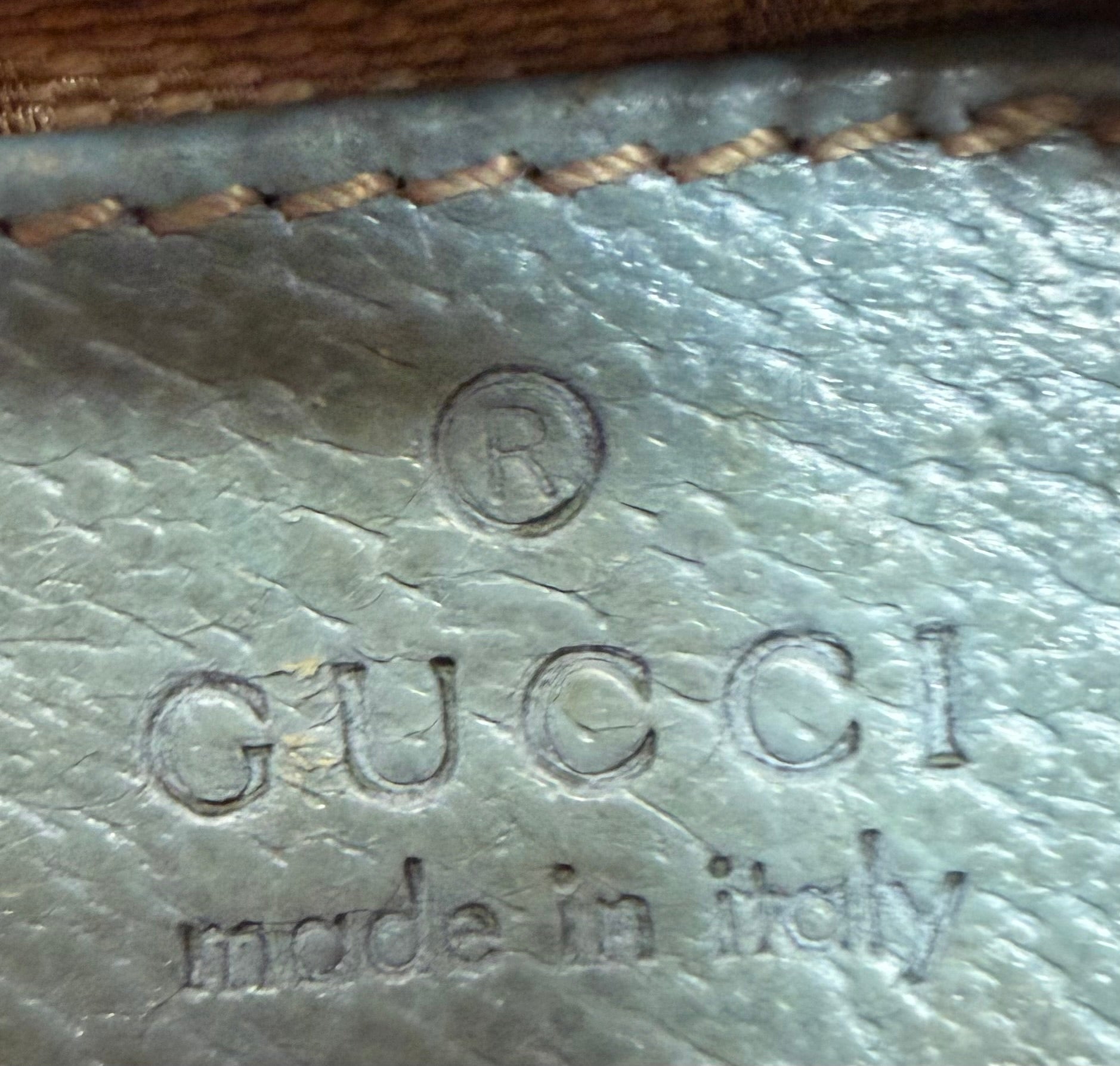 Gucci Monogram Canvas Web Strap Waist Bum Bag