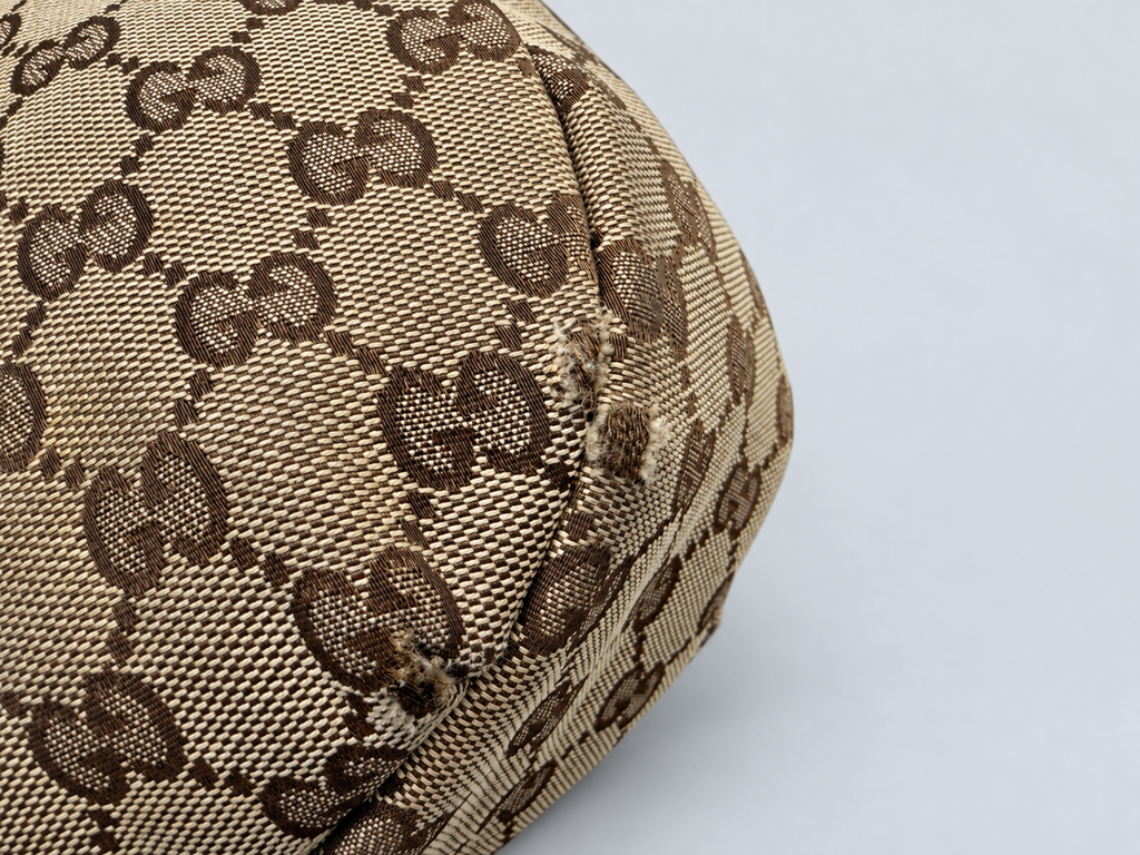 Gucci Monogram Canvas New Web Ladies Hobo Shoulder Bag