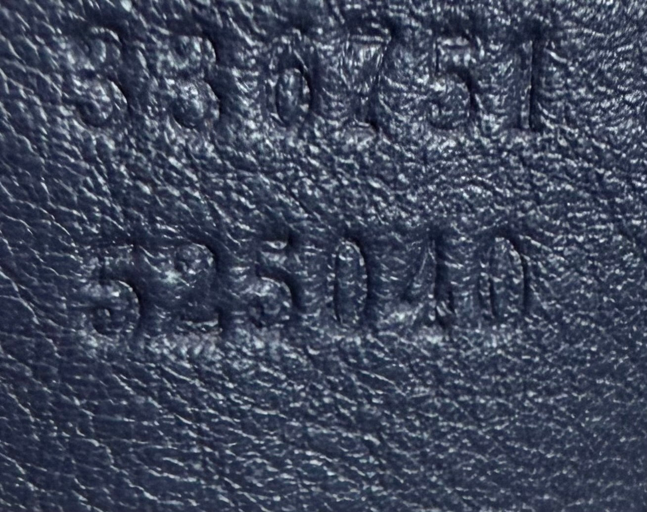 Gucci Leather Patent Soho Small in Navy Blue