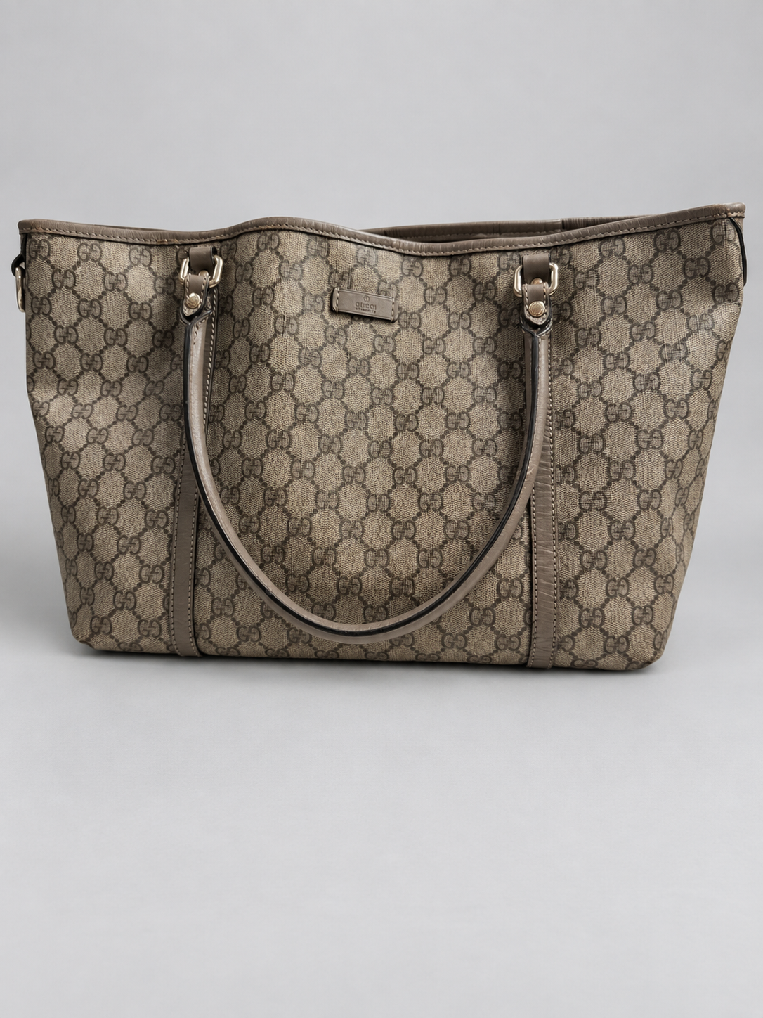 Gucci Monogram Supreme Joy Tote Medium Shoulder Bag