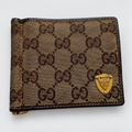 Gucci GG Canvas Bifold Money Clip Wallet