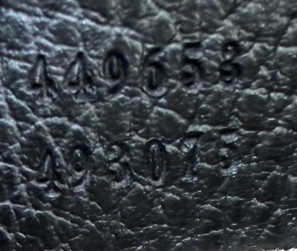 Gucci Pebbled Leather Clutch Bag Bamboo Tassel