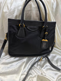 Prada Nylon Tessuto Soft Calf Crossbody Sling