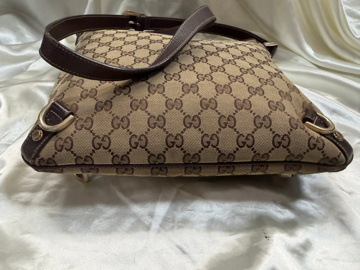 Gucci Monogram Canvas Anbey Sling Crossbody