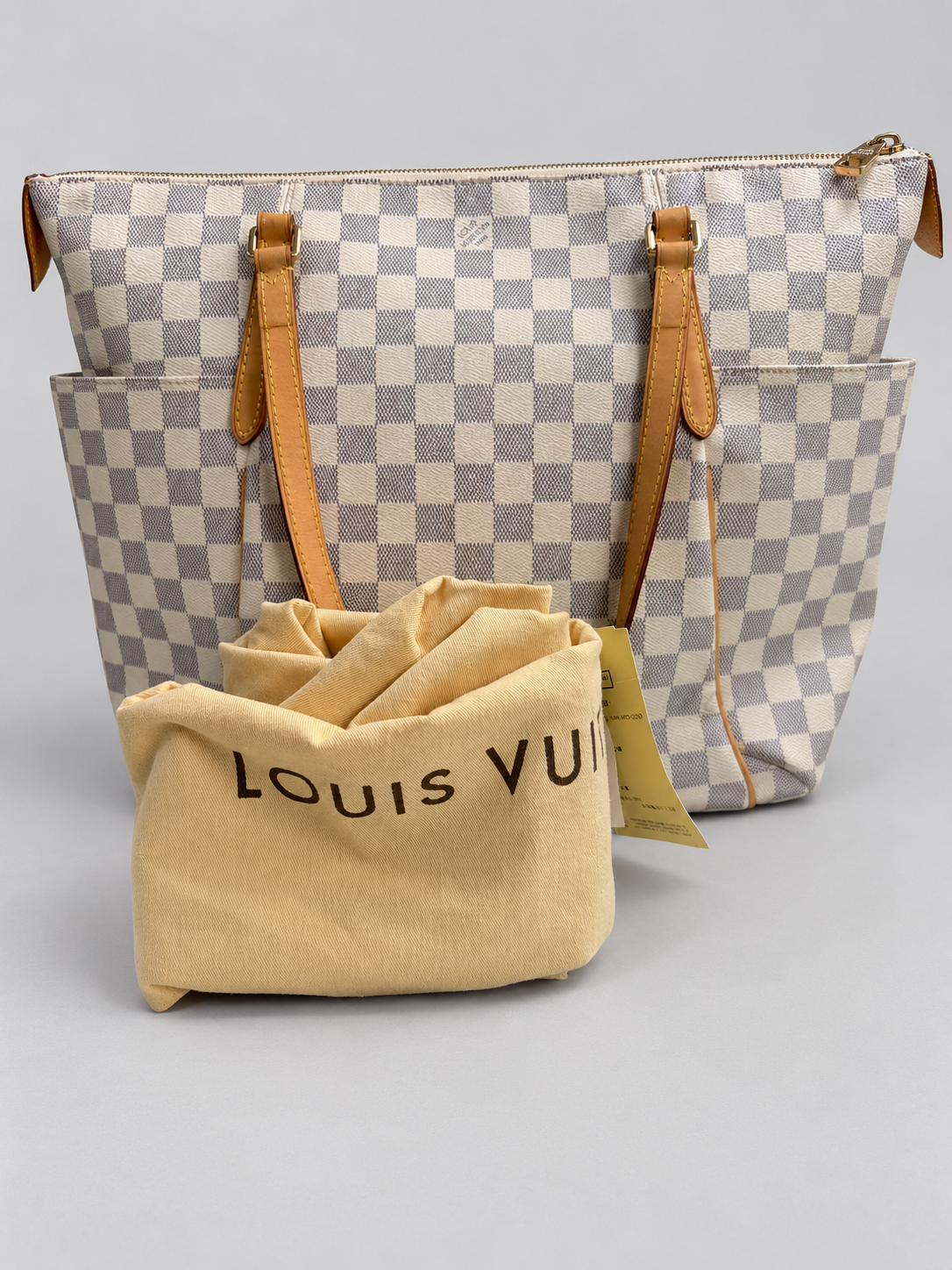 Louis Vuitton Damier Azur Totally MM Shoulder Bag