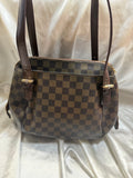 Louis Vuitton Belem Mm Damier Ebene Tote Shoulder Bag