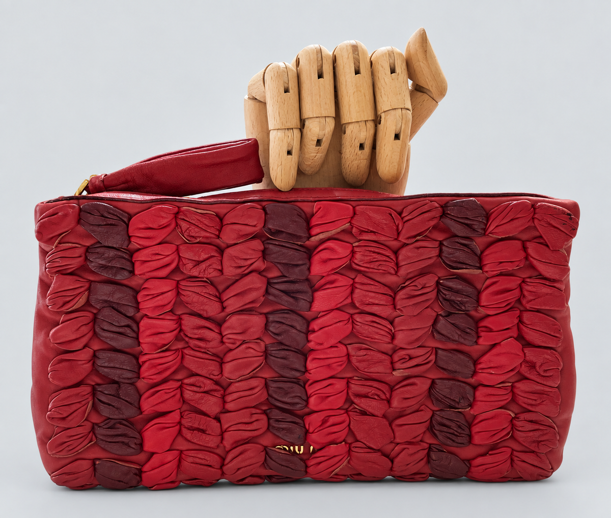 Miu Miu Clutch in Red