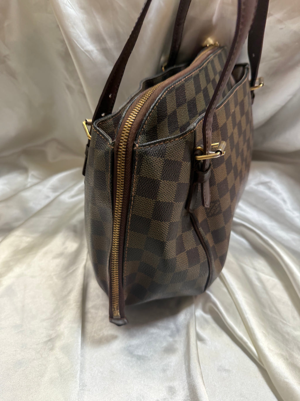 Louis Vuitton Belem Mm Damier Ebene Tote Shoulder Bag