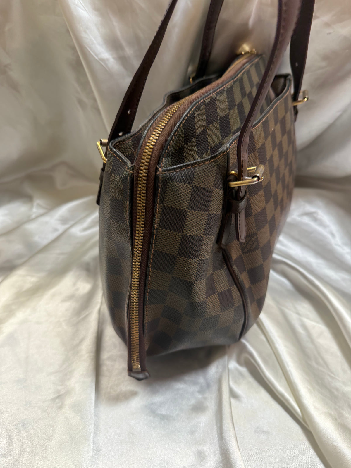Louis Vuitton Belem Mm Damier Ebene Tote Shoulder Bag