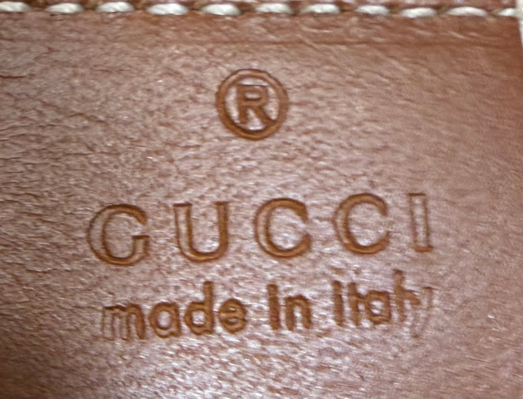 Gucci Monogram Canvas Web Loop Messenger Crossbody Sling
