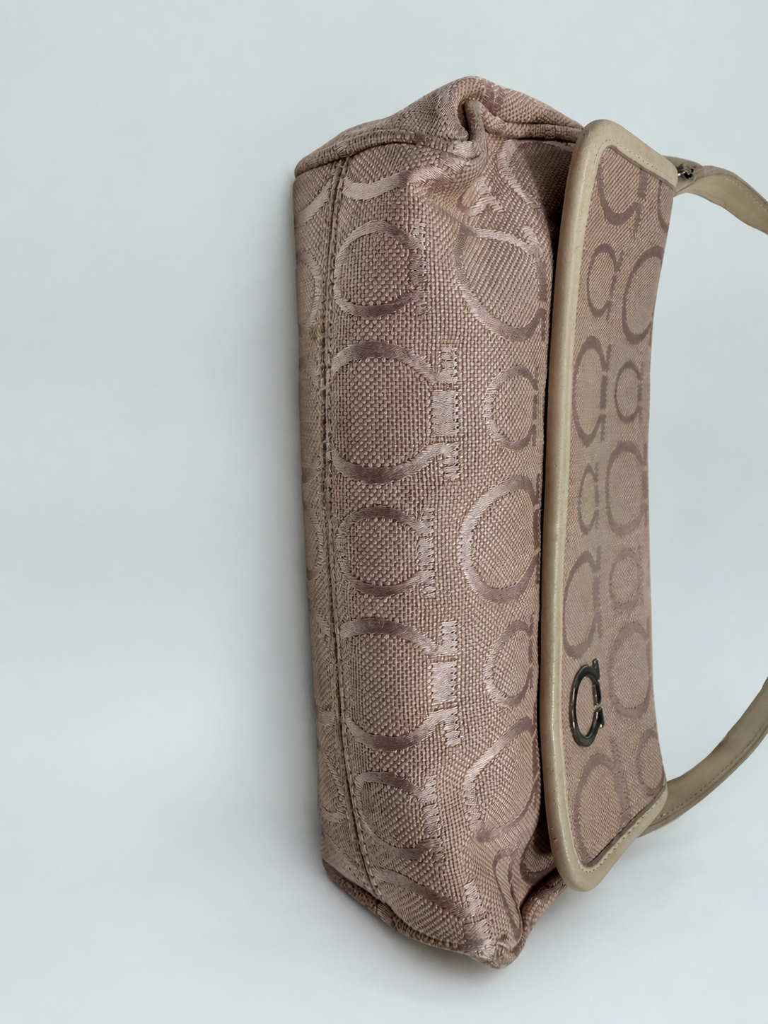 Salvatorre Ferragamo Canvas Hobo Shoulder