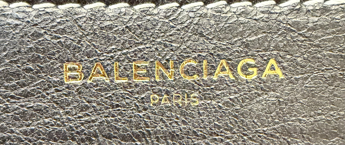 Balenciaga Striped Zipper Clutch Bazaar