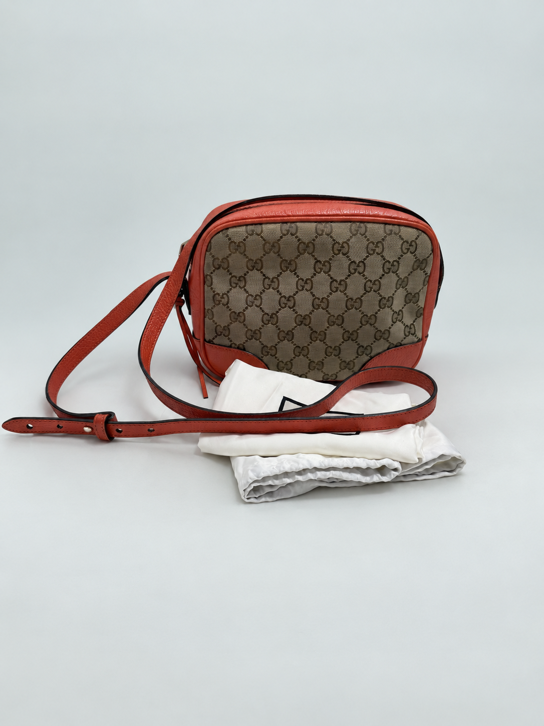Gucci Monogram Canvas Bree Disco Camera Bag Crossbody bag