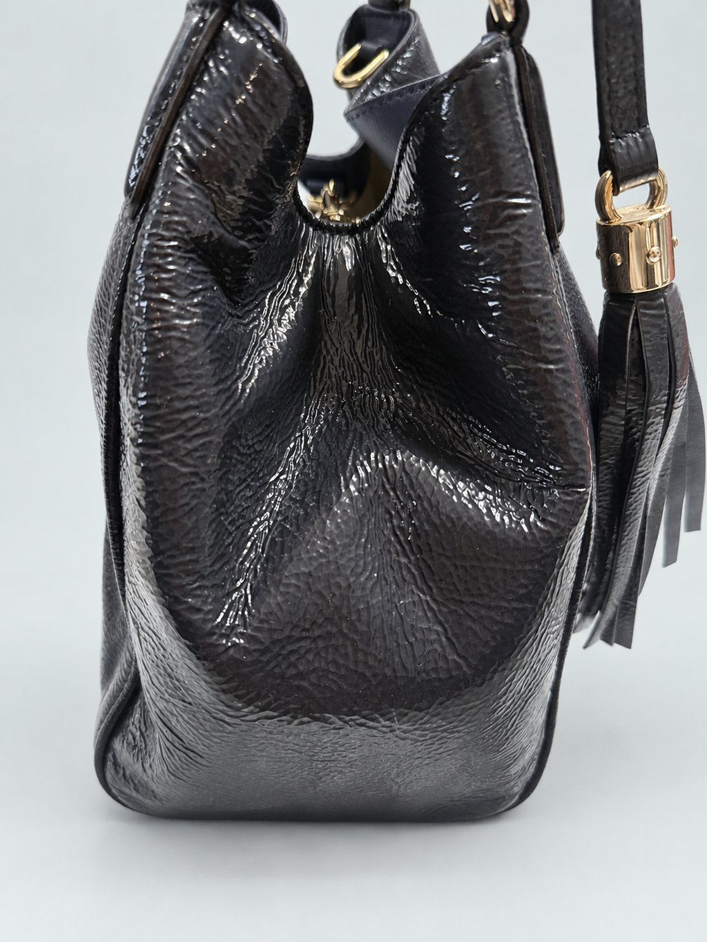Gucci Soho Patent Tote Shoulder Small