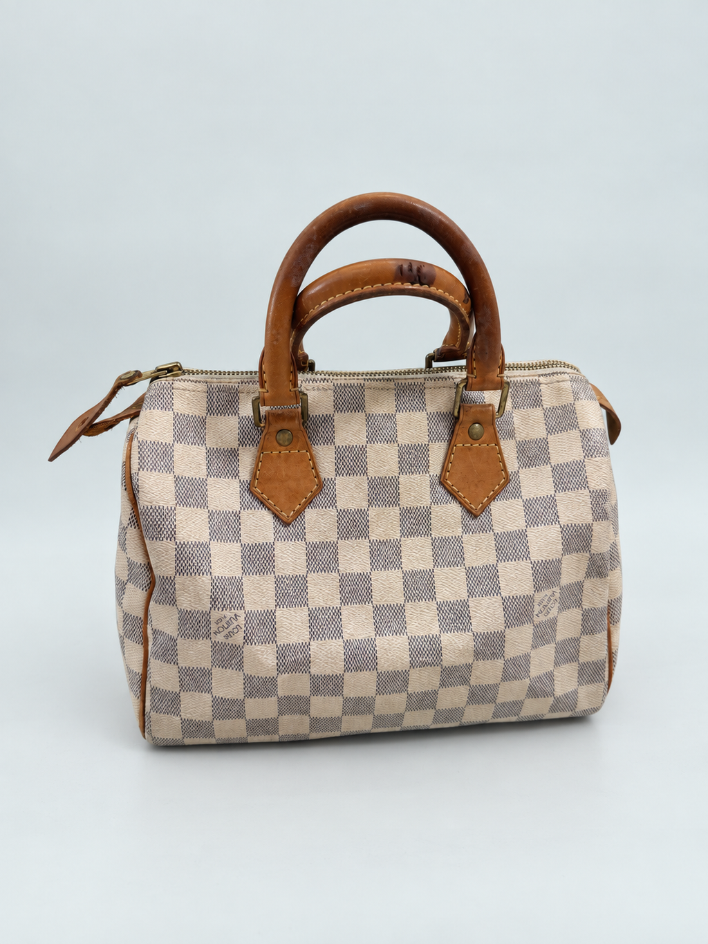 Louis Vuitton Damier Azur Speedy 25 Boston Satchel