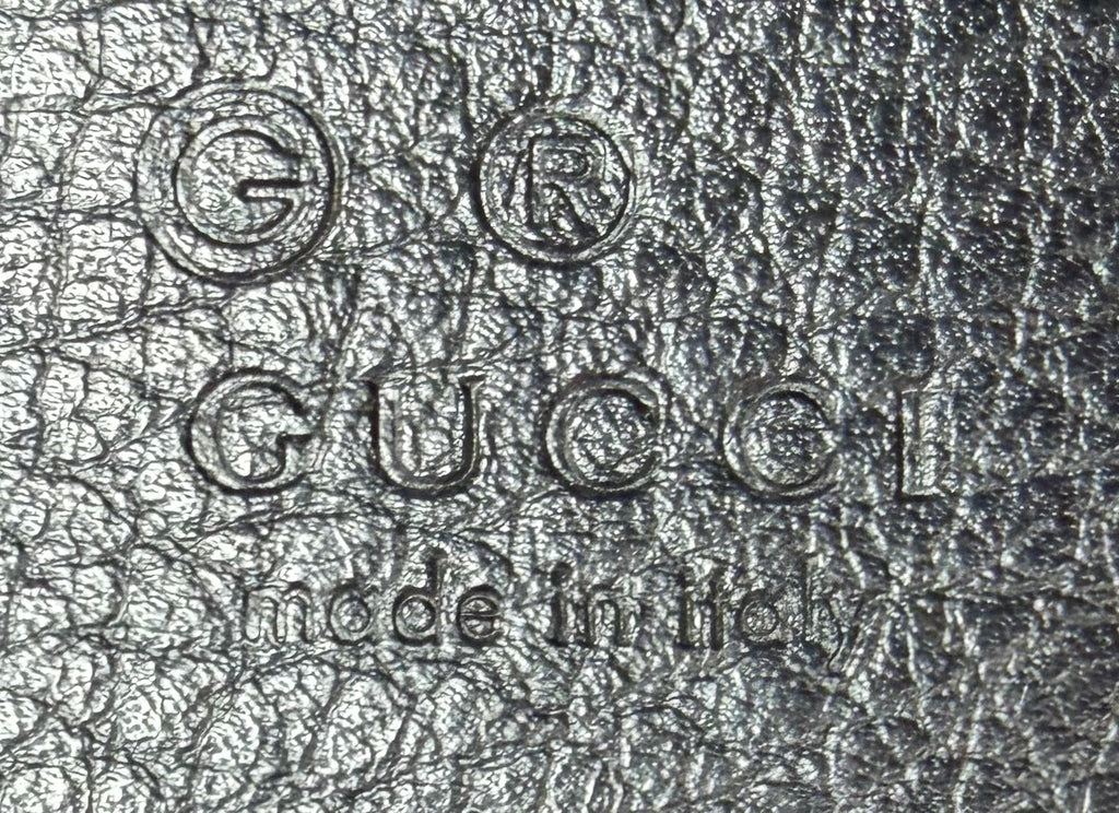 Gucci Monogram Denim Canvas Large Tote Interlocking Logo Charm