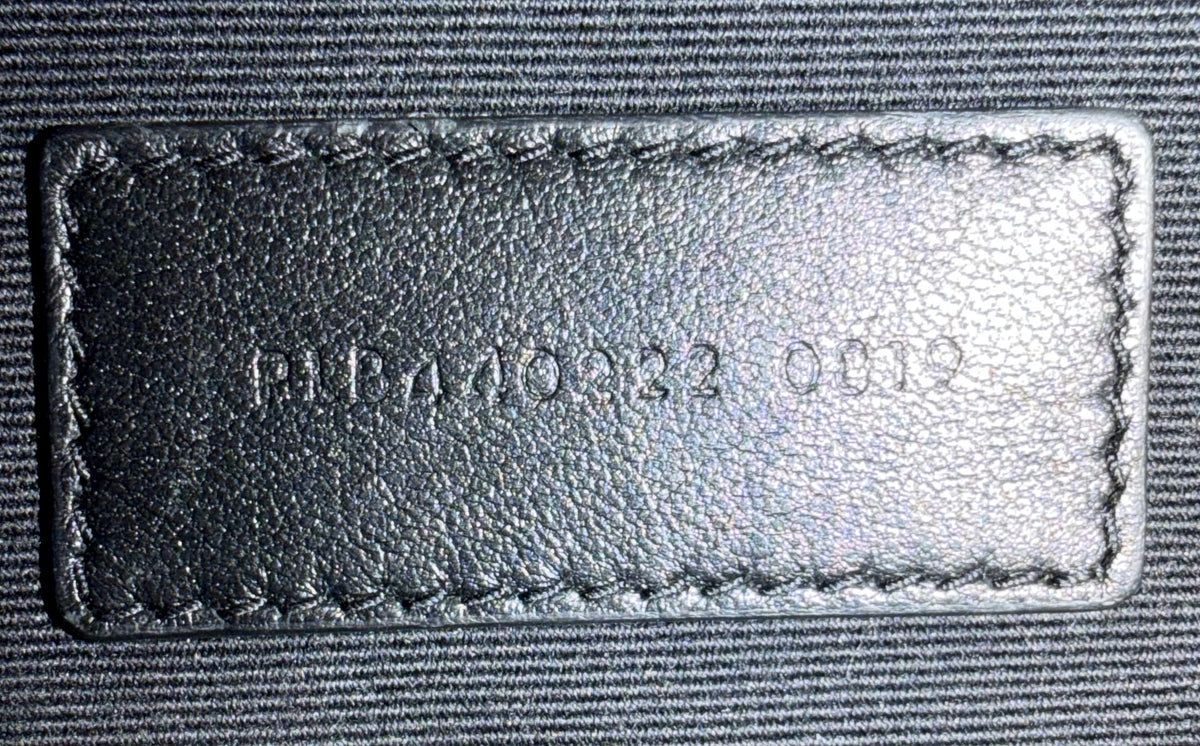 Saint Laurent Matelasse Zipper Document Pouch
