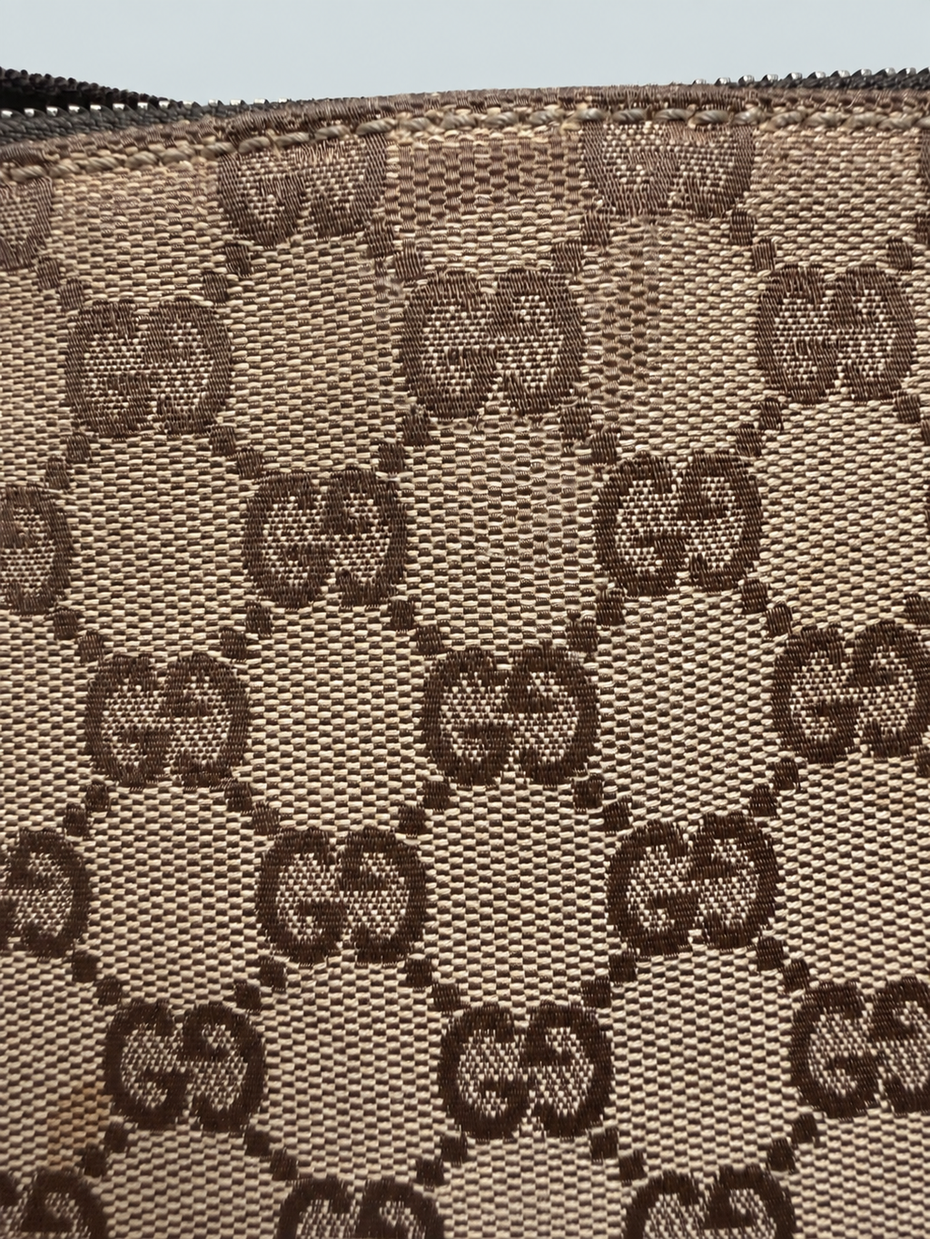 Gucci Monogram Canvas Messenger Sling Crossbody