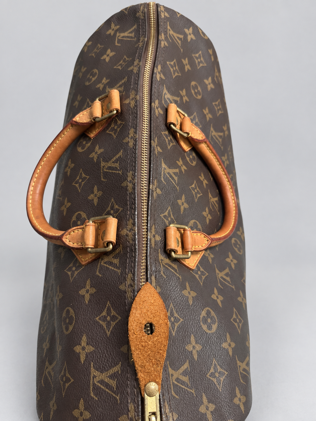 Louis Vuitton Monogram Speedy 40 Satchel Boston Bowler