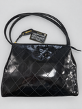 Chanel Quilted Vintage Patent Hobo Shoulder Bag