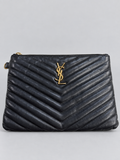 Yves Saint Laurent Clutch Matelasse Cassandre Pouch