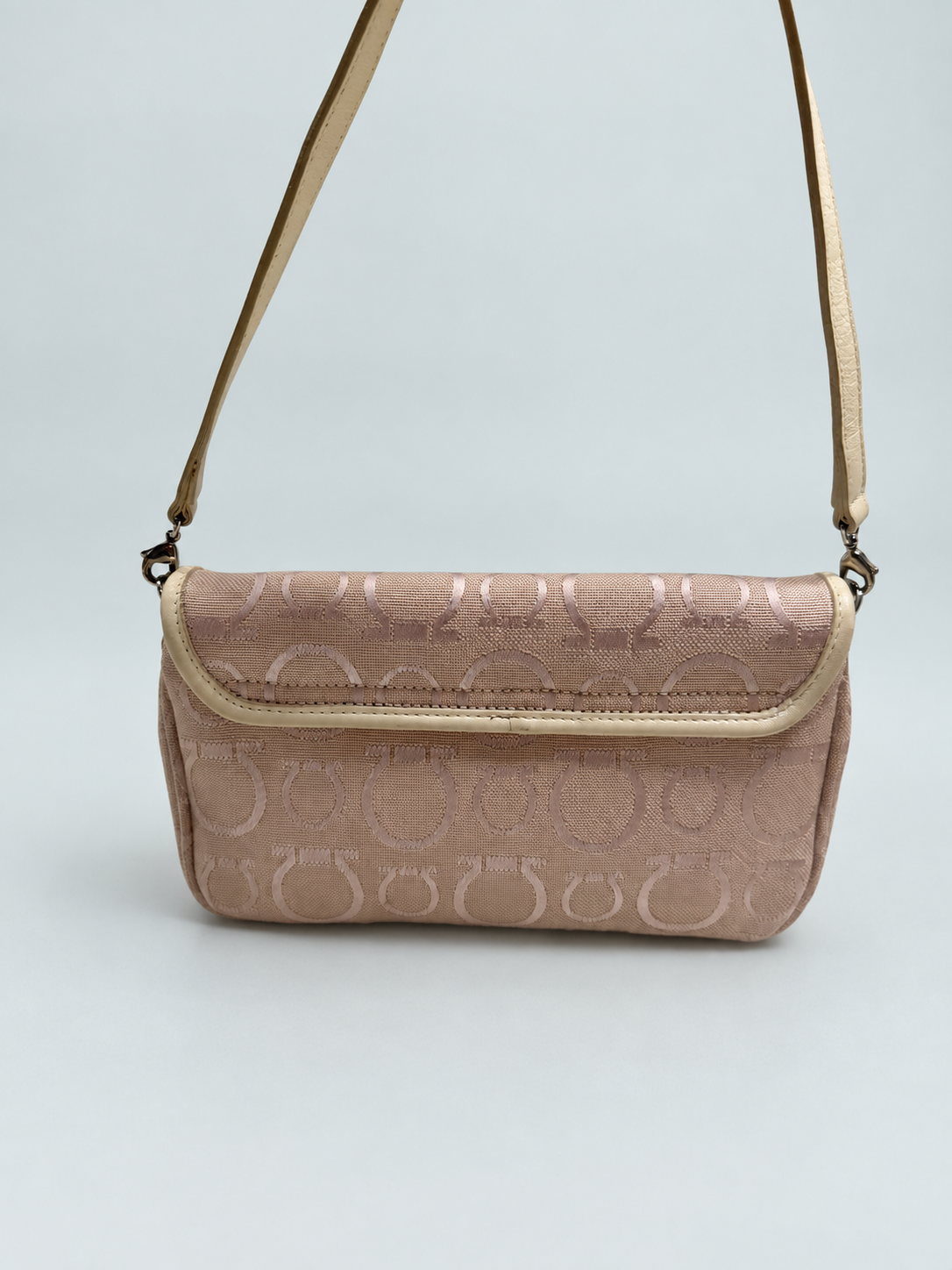 Salvatorre Ferragamo Canvas Hobo Shoulder
