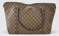 Gucci GG Supreme Tote in Gray