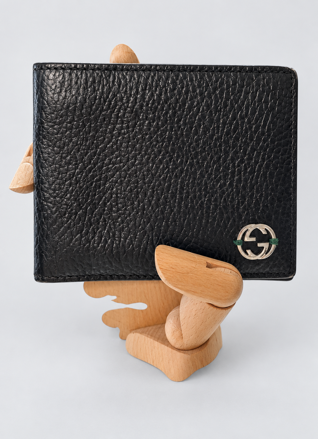 Gucci Interlocking GG Bifold Wallet in Black