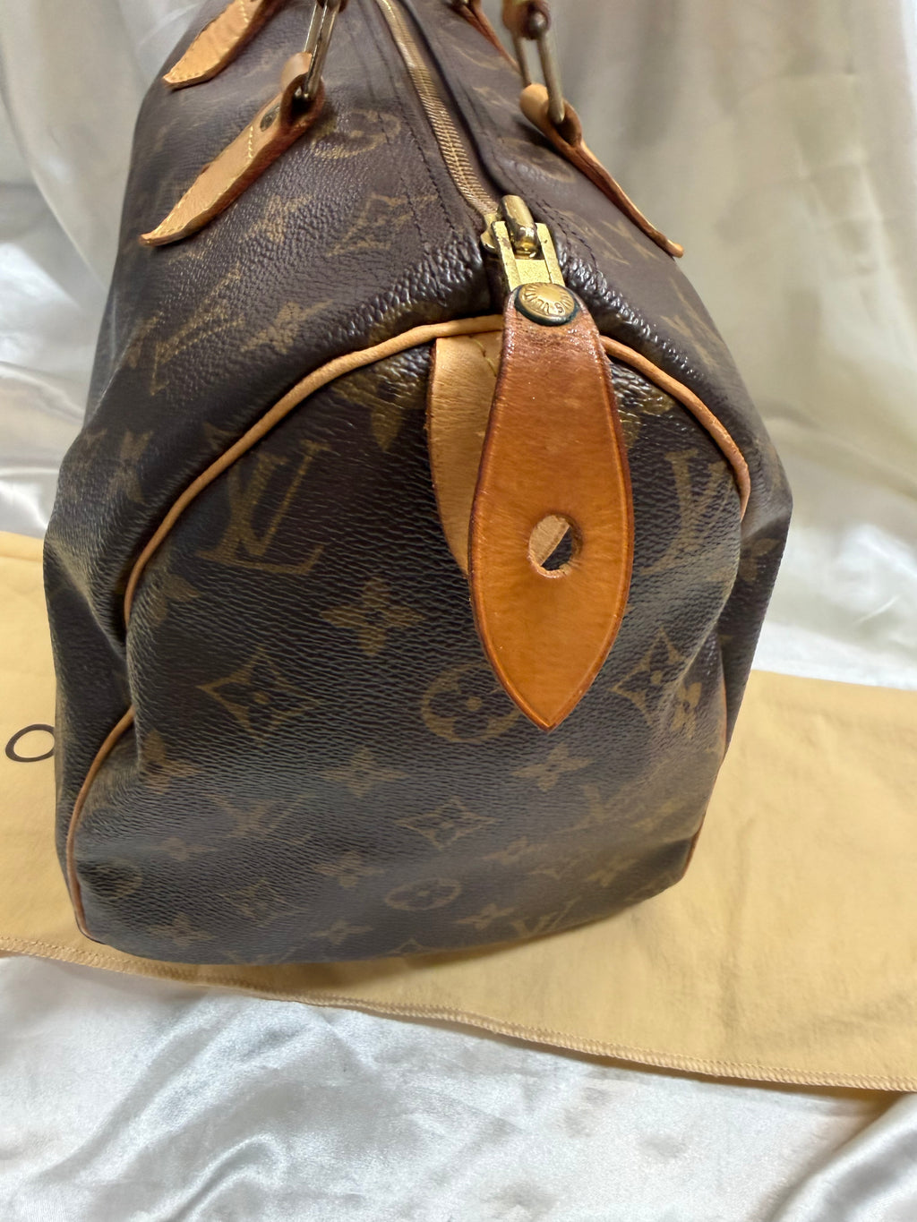 Louis Vuitton Speedy Monogram 30 Satchel Boston Bowler