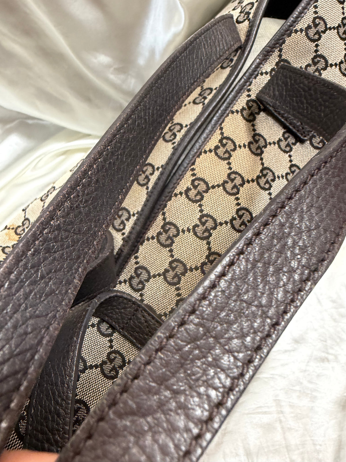 Gucci Monogram Canvas Signature Large Tote