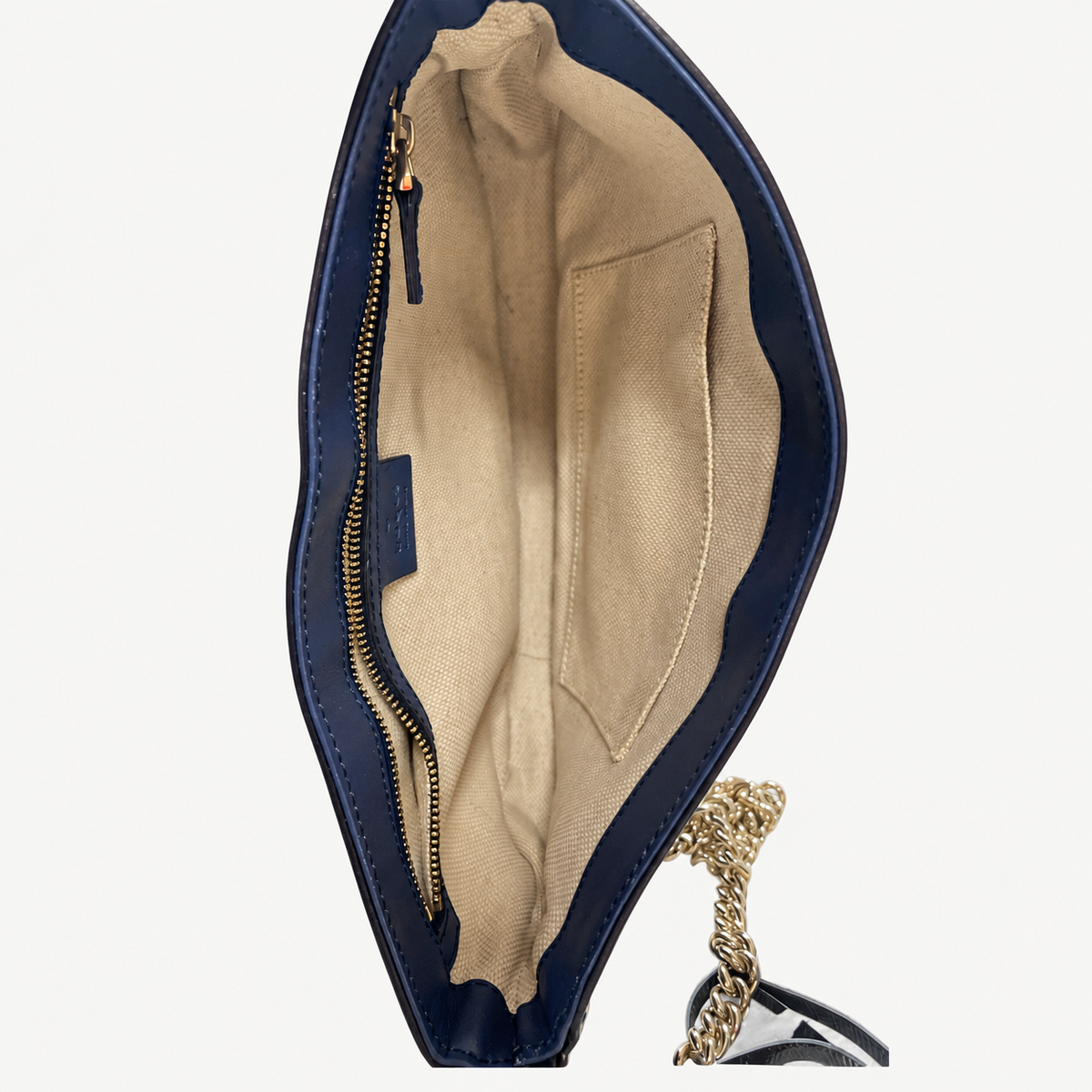 Gucci Soho Flap Chain Shoulder Bag Medium in Blue