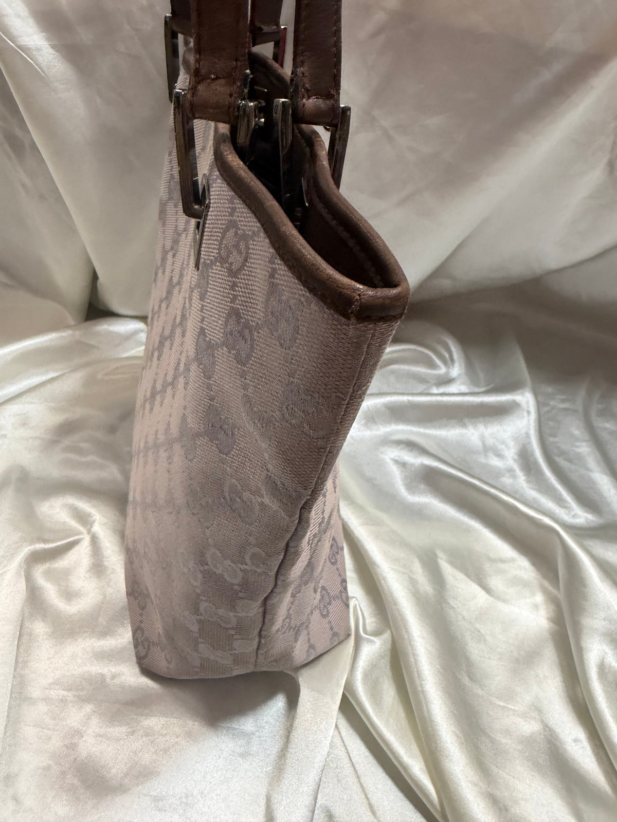 Gucci Monogram Canvas Eclipse Small Tote in Lavender