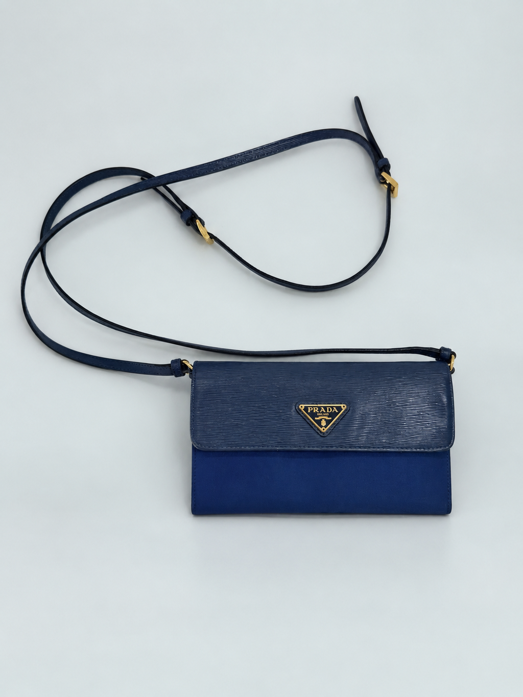 Prada Nylon Tessuto Saffiano Crossbody Sling