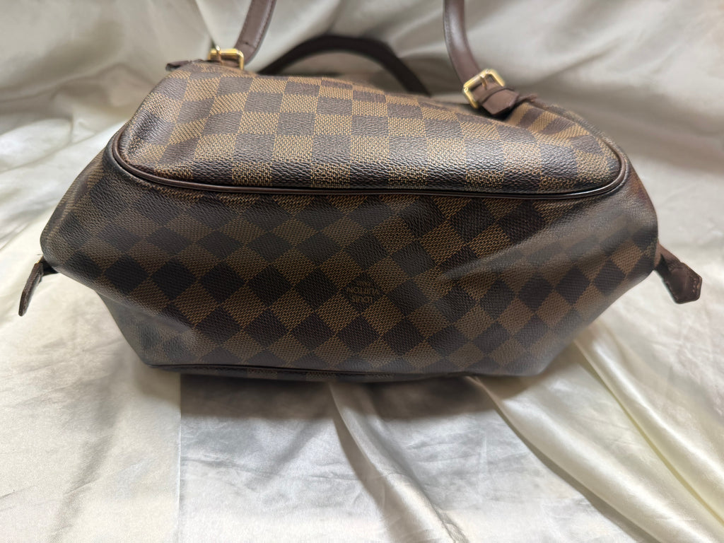 Louis Vuitton Belem Mm Damier Ebene Tote Shoulder Bag